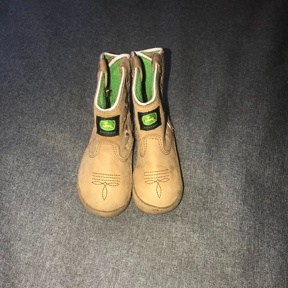 John Deere baby boots